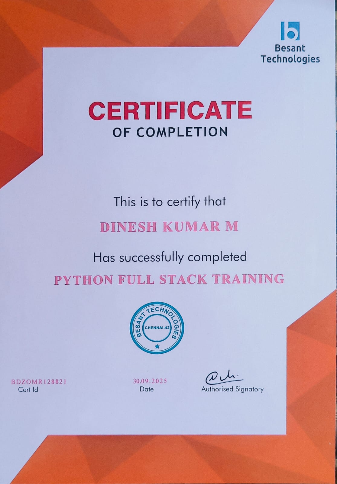 Web Development Certificate